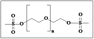 Poly(ethylene glycol)-di-mesylate
